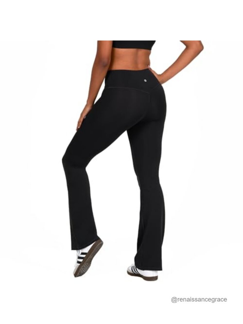 Women's High Waist Tummy Control Booty Lifting Flare Leggings Yoga Pants